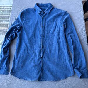 Lululemon Mens Button-Down Blue (L)